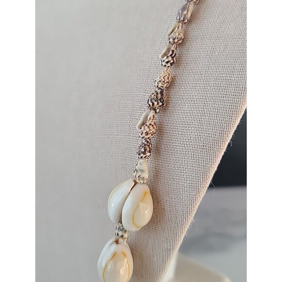 Vintage Shell Beaded Necklace, READ - Picture 7 of 10